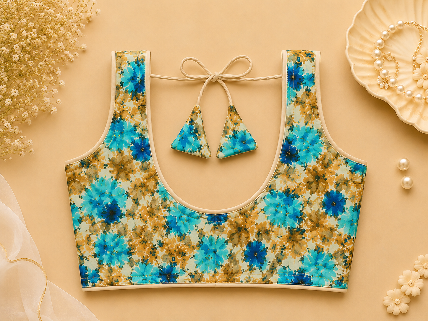 Aabroo Floral Print Blouse