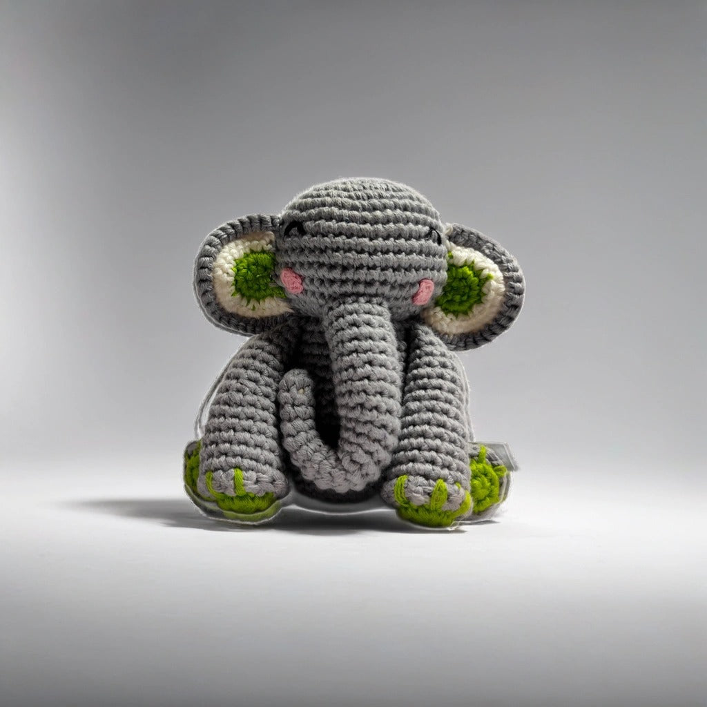 Gajju the Elephant: Premium 100% Cotton Hand-Crochet Toy