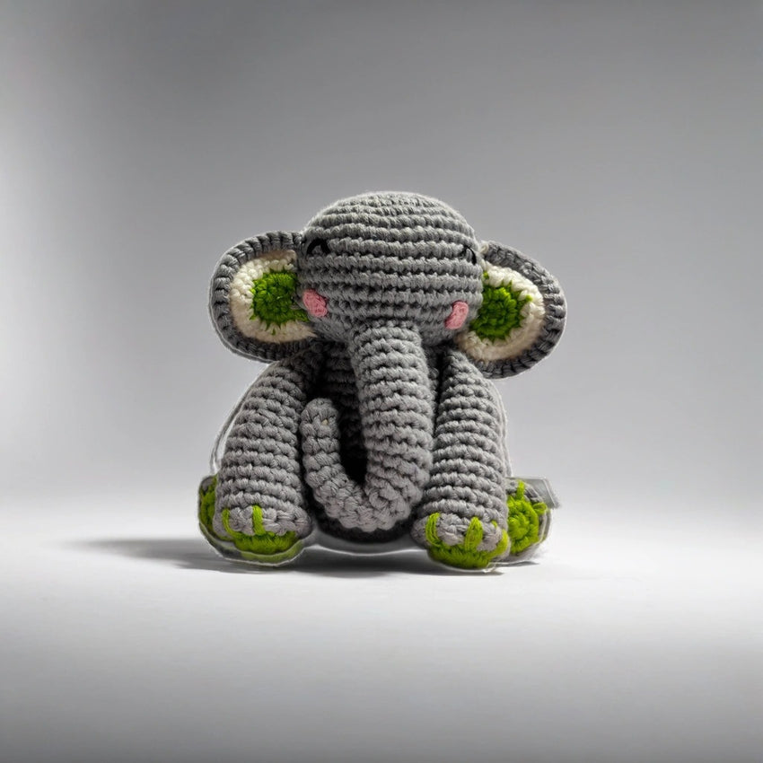 Gajju the Elephant: Premium 100% Cotton Hand-Crochet Toy
