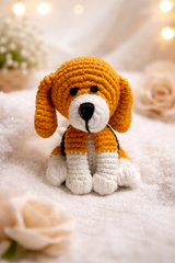 Milo the Beagle: Premium 100% Cotton Hand-Crochet Toy