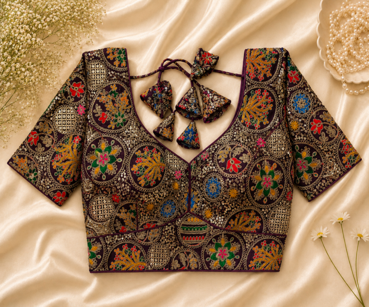 Rajsi Rang Heritage Embroidered Blouse