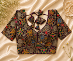 Rajsi Rang Heritage Embroidered Blouse