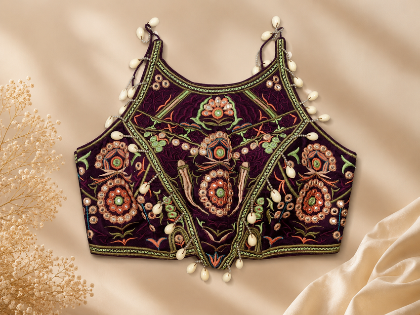 Rangrez Pearl Mirror Blouse