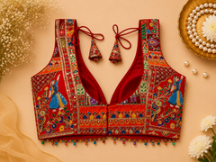 Rangrez Heritage Patchwork Designer Blouse