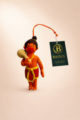 Shri Bajrang Bali: Premium Handmade-Crochet Divine Figurine