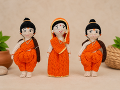 Shri Ram Pariwar: Premium Handmade-Crochet Divine Set