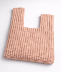The Minimalist Peach: Handmade-Crocheted Everyday potli Bag