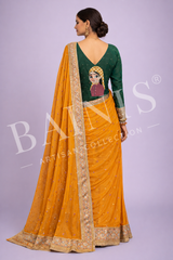 The "Pichora Phool" Handcrafted Kumaoni Heirloom Saree Set