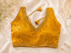 Yellow Jimmy Choo Embroidered Blouse