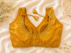 Yellow Jimmy Choo Embroidered Blouse